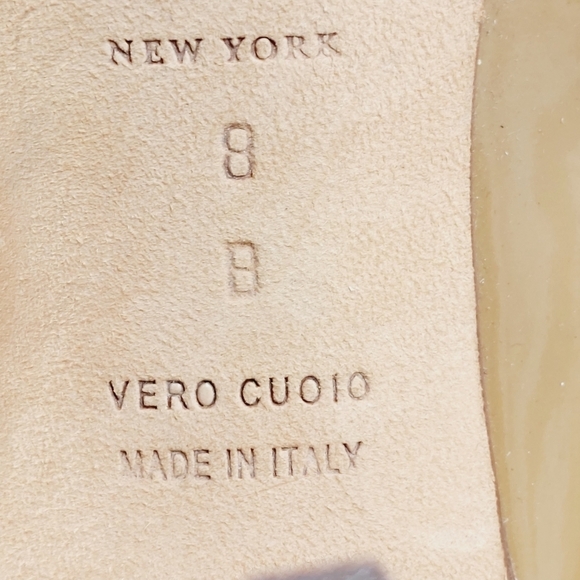 Kate Spade New York Light Brown Leather Round Toe Slip On Pumps W690 - Picture 15 of 16